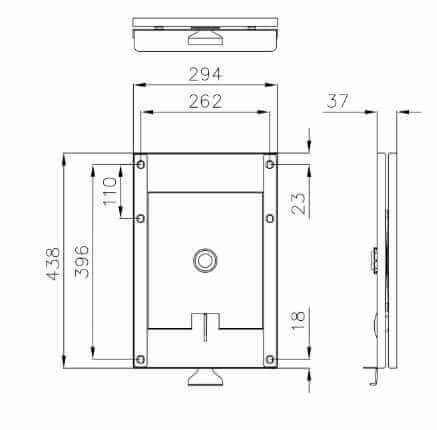 Base Giratoria CTA Iveco Daily acompañante-conductor del 2006 hasta actual asiento SIN SUSPENSIÓN